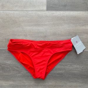 Athleta Red Swim Bikini bottoms